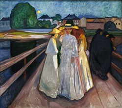 On the Bridge, 1903. Creator: Munch; Edvard (1863-1944).