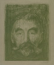 Portrait of Stéphane Mallarmé (1842-1898), 1897. Creator: Munch; Edvard (1863-1944).