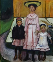 Three Children, 1905. Creator: Munch; Edvard (1863-1944).