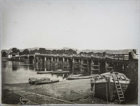 Old Putney Bridge, Putney, Wandsworth, Greater London Authority, 1878. Creator: William O Field.