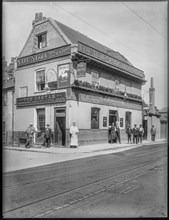 The Castle public house, Putney Bridge Road, Putney, Wandsworth, Greater London Authority, 1913. Creator: William O Field.