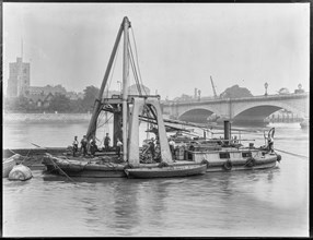 Putney Reach, Wandsworth, Greater London Authority, 1906. Creator: William O Field.