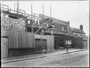 French Horn and Half Moon Hotel, East Hill, Wandsworth, Wandsworth, Greater London Authority, c1900. Creator: William O Field.