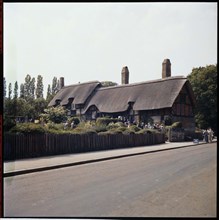 Anne Hathaway's Cottage, Cottage Lane, Shottery, Stratford-upon-Avon, Warwickshire, 1958. Creator: Walter Scott.