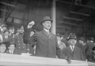 J.P. Mitchel, Polo Grounds, 4/14/15, 1915. Creator: Bain News Service.