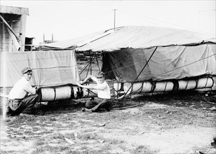 Meckler-Allen Aeroplane, between c1910 and c1915. Creator: Bain News Service.