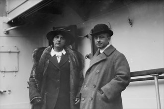 Dr. Alexis Carrel and wife, 1914. Creator: Bain News Service.