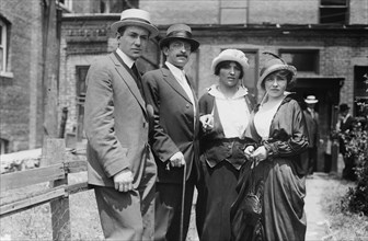 Tarrytown, I. Goldstein, A. Berkman, Rose Yurest, Helen Harris, 1914. Creator: Bain News Service.