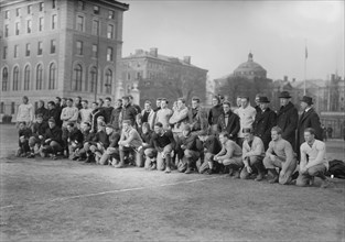 Columbia football squads, 1914. Creator: Bain News Service.