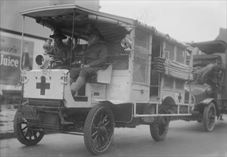 Red Cross Auto N.G. S.N.Y., between c1910 and c1915. Creator: Bain News Service.