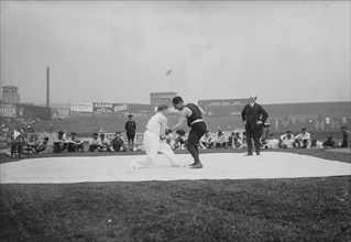 Abe Attell & Young Corbett, 1918. Creator: Bain News Service.