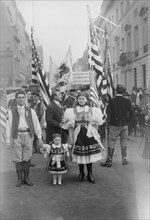 Bohemians in Wake up America parade, 1917. Creator: Bain News Service.