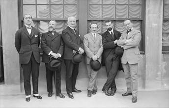 Bragadini, Gugliemetti, Arlotta, Vannutelli, Pardo, Pietra, 1917. Creator: Bain News Service.