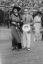 Enrico Caruso & wife, 1918. Creator: Bain News Service.