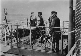 Gen. Oleu, Emperor of Japan, Gen. Uyehara, between c1915 and c1920. Creator: Bain News Service.