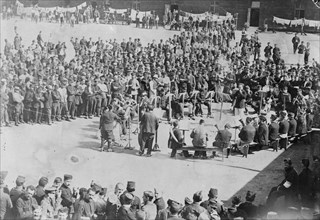 German Prison Camp, between c1915 and c1920. Creator: Bain News Service.