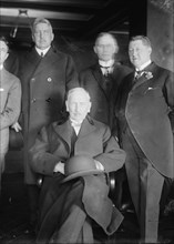 R.A.C. Smith, J.A. Topping, F.B. Dalzell, T.E. Burton, between c1915 and c1920. Creator: Bain News Service.