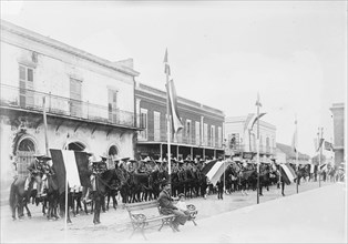 Rurales in Matamoros, 1913. Creator: Bain News Service.