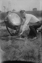 Searchlight, Mineola, 1919. Creator: Bain News Service.