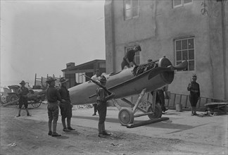 Testing aeroplane, between c1915 and c1920. Creator: Bain News Service.