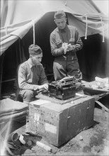 Unidentified soldiers, between c1915 and c1920. Creator: Bain News Service.