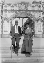 William Wheeler & wife, between c1915 and c1920. Creator: Bain News Service.