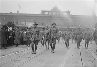 7th Regt. Return, between c1915 and c1920. Creator: Bain News Service.