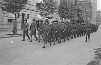 7th Regt. Rookies, between c1915 and c1920. Creator: Bain News Service.