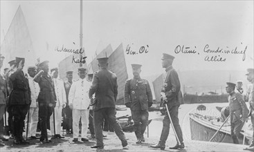 Admiral Kato; Gen. Oi; Otani, Comdr. in Chief Allies; Nakajimia..., between c1915 and c1920. Creator: Bain News Service.