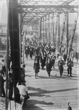 Bridge to Mexico, between c1915 and c1920. Creator: Bain News Service.