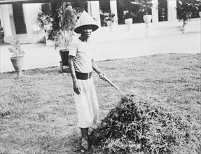 Chinese laborer, Java, between c1915 and c1920. Creator: Bain News Service.