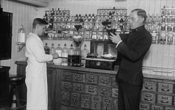 Dispensary, COMFORT, between c1915 and c1920. Creator: Bain News Service.