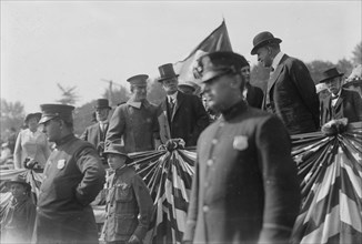 Governor Charles Seymour Whitman reviews National Guard, between c1910 and c1915. Creator: Bain News Service.