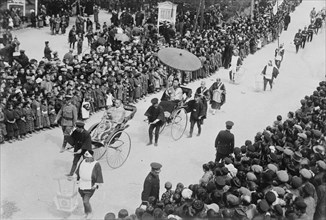 Japan - Funeral of General Kawamura, 1916. Creator: Bain News Service.