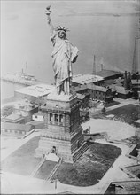 Liberty from army plane, between c1915 and c1920. Creator: Bain News Service.