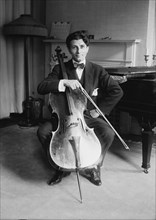 Michael Penha [with cello], between c1915 and c1920. Creator: Bain News Service.