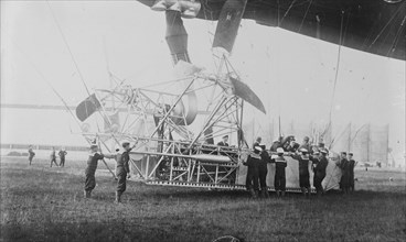 Naval Airship, Parseval, between c1910 and c1915. Creator: Bain News Service.