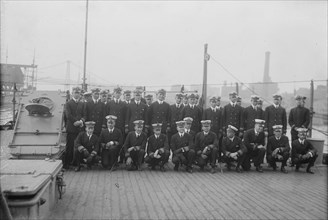 Officers of TENNESSEE, between c1915 and c1920. Creator: Bain News Service.