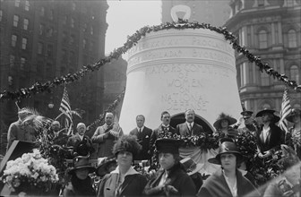 Jacob Schiff, J. P. Morgan, Martin Vogel, Grover Whalen, John Francis Hylan, between c1915 and c1920 Creator: Bain News Service.