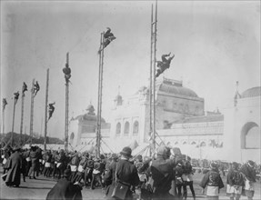 Tokyo Firemen's Exhibition, between c1915 and c1920. Creator: Bain News Service.