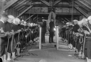 Tying knots, between c1915 and c1920. Creator: Bain News Service.