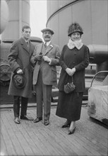 Gerald & Felix M. Warburg with Mrs. Maurice Loeb, between c1915 and c1920. Creator: Bain News Service.