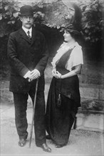 Prince Geo. of Greece and wife, between c1910 and c1915. Creator: Bain News Service.