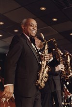 Benny Carter, The Jazz Inn Party All Star Big Band, Nordwijk, Netherlands, 1989. Creator: Brian Foskett.