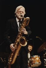 Gerry Mulligan, North Sea Jazz Festival, The Hague, Netherlands, 1991. Creator: Brian Foskett.