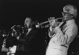 Conte Candoli, Shorty Rogers, Bud Shank North Sea Jazz Festival, Netherlands, 1991. Creator: Brian Foskett.