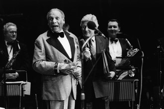 Edmundo Ross and Orchestra, Michael Aspel, 1994. Creator: Brian Foskett.