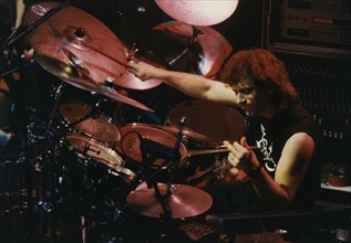 Dave Weckl, Cambridge Corn Exchange, Cambridge, 1992. Creator: Brian Foskett.