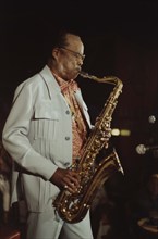 Buddy Tate, (Harlem Stampede), Edinburgh Jazz Festival, Scotland, 1986. Creator: Brian Foskett.