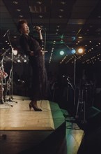 Dee Dee Bridgewater, Jazz Inn Party, Nordwijk, Netherlands, 1989. Creator: Brian Foskett.